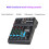 USB 4-Channel Sound Mixer with BT, 48V Phantom, 25W 12
