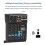 USB 4-Channel Sound Mixer with BT, 48V Phantom, 25W 6