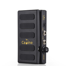 Caline Guitar Volume Pedal with Boost, Adjustable, Dual Channel, 15x6.9x4.8cm, Black
