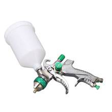 HVLP Spray Gun Set 1.4-2mm Aluminum Alloy Adjustable Gravity Feed 600ml