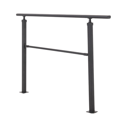 Living And Home 67cm Outdoor Carbon Steel Step Handrail Railing Kit 2