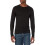 Hanes Men Long Sleeve Shirt 2Pack (3XL) Black 2