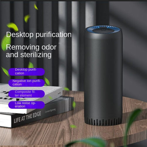 Car Air Purifier Home Composite Activated Carbon Filter Remove Odor Formaldehyde Negative Ion Generator Air Cleaner 1