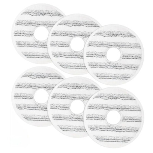 6 Pcs Mop Replacement for Vileda Clean Spin Mop  Refills Washable  Mop for Cleaning Floor Grey 1