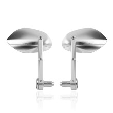 Espejos Retrovisores para Manillar de Motocicleta Sprint 150, S150, GTS300, GTV RA, Color Chapado.