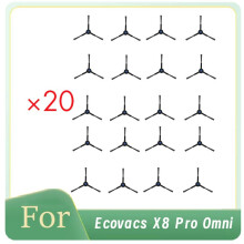20 Pcs Side Brush for X8 Pro Omni Self Emptying Robot Vacuum Cleaner Parts Replacement