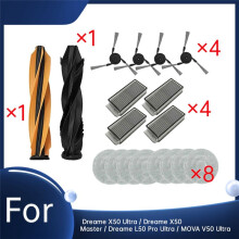 18 Pcs for X50 Ultra / X50 Master / L50 Pro Ultra / MOVA V50 Ultra Vacuum Ultra Durable Accessories