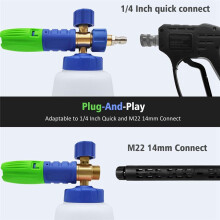 Foam Cannon,1L Snow Foam Lance for K3 K4 K5 K6 K7 Pressure Washer,Car Foam Jet Sprayer for Pressure Washers