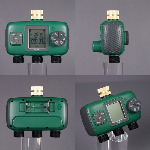 MOES 2025 3-Outlet Automatic Water Timer Garden Irrigation Watering System Independents Control Sprinkler Programmer Tools 2