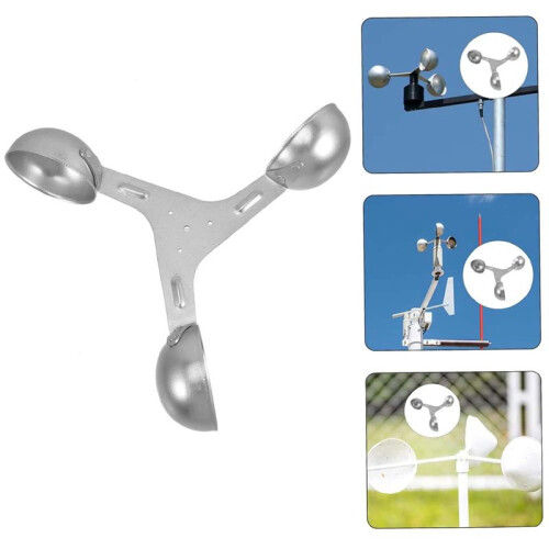Sturdy Anemometer Cup Wind Measurement Cup Wind Speeds Meter Wind Gauge Cup Wind Speed Sensor 2