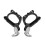 Motorcycle Rear View Mirror Base Mount Bracket Left Right for  Goldwing GL1800 2001-2017 Aluminum 1
