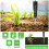 LCD Digital Soil Tester 0.00-10.00mS/cm Soil EC Meter Handheld EC/TEMP 2-in-1 Soil Detector ATC Temp Detection 2