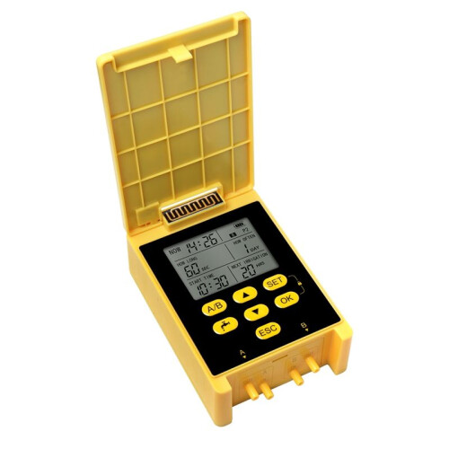 Solar Irrigation Timer Digital LCD Automatic Irrigation System Outdoor Garden Watering Tool Adjustable Program