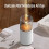 Candlelight Aroma Diffuser USB Electric Ultrasonic Mist Maker Air Humidifier for Car Fragrance Essential Diffuser White 4
