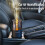 Candlelight Aroma Diffuser USB Electric Ultrasonic Mist Maker Air Humidifier for Car Fragrance Essential Diffuser White 4