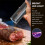 Pepper Grinder, Electric Salt and Pepper Mill Grinder, Adjustable Coarseness,with LED Light,One Hand Automatic Operation 4