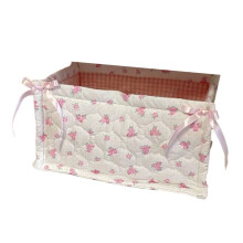 1PCS Square Storage Basket Desktop Organizer Storage Basket Home Decoration Quilted Storage Basket Cute Storage Frame,D