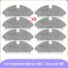 Mop Cloth for Mova M1/Trouver M1 Vacuum Cleaner Parts Replacement Efficient Household Cleaning Accessories 8PCS