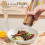 Moedor de Pimenta de Madeira de 10 Polegadas de Altura ou Moinho de Sal Elegante Moinho de Pimenta de Madeira com Rotor de Cerâmica Ajustável 5