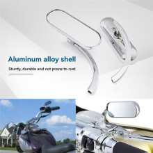 Specchietto Retrovisore Universale per Moto M10 Classic Retro per Sportster Softail Electra Glide Touring A