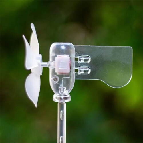 Windmill LED Light Safe-Riding Plastic Small Windmill Wind Power Generation Car Decorations 1