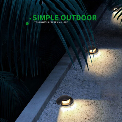 Lampe de Jardin LED Encastrée D'Extérieur, Éclairage Paysager, Éclairage de , Projecteurs,  24 V 2