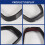 Car Exterior Side Rearview Mirror Frame Trim for   4 5 LR4 LR5 - 3