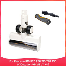 Electric Floor Brush for R10 R20 R30 V6 V8 Replacement Parts Floor Soft Roller Brush with LED Dust Lights