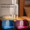 Large Capacity USB Humidifier with Double Spray, Quiet Operation, Night Light & Aroma Diffuser for Home and Office A 1