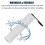 For  Stretch Floor ONE S5 Floor Scrubber Accessories Roller Brush Filter Replacement Accessories Brush 4