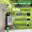 Sprinkler Timer, 10 Separate Programmable Digital Irrigation Hose Water Timer, IPX5 Waterproof Drip Irrigation System 1