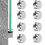 Frameless Mirror Mounting Hardware Kit Mirror Holder Clips Round Shape Dual-Screw Fixing Mirror Glass Hanging Bracket 2