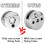 Frameless Mirror Mounting Hardware Kit Mirror Holder Clips Round Shape Dual-Screw Fixing Mirror Glass Hanging Bracket 4