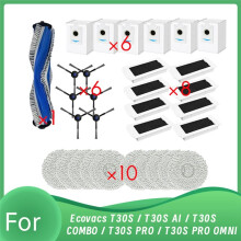 31 Piezas de Repuesto para Aspiradoras Robot para T30S / T30S AI / T30S COMBO / T30S PRO / T30S PRO OMNI