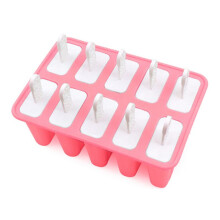 Molds 10 Pieces Molds Silicone Free Ice Easy Release Mold 10 Sticks Ice Easy 10