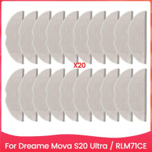 Mop Cloth Pads for Mova S20 Ultra / RLM71CE Spare Parts Accessories Consumables