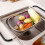 Sink Drain Basket Drain Basket Storage Filter Tool Sink Filter Drain Basket Vegetable Basin Kitchen Rack 4