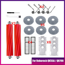 Repuestos para Aspiradoras para QV 35A / QR 798 / QR 598: Accesorios, Cepillo Principal, Cepillo Lateral, Bolsa para Polvo, Filtro HEPA