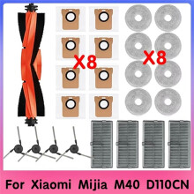 Compatible con para Mijia M40 D110CN, Repuestos, Accesorios, Consumibles, Paño de Fregona, Filtro HEPA, Bolsa para Polvo.