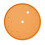 Round Planter Insert,13inch Orange Planter Insert, Plastic Disk with Drainage Holes for Place Inside Planter 1