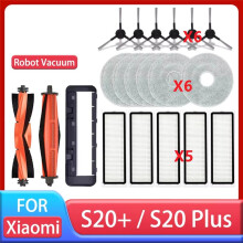 Accesorios Aspiradoras para Robot S20+ / S20 / B108GL: Cepillo Principal, Cepillo Lateral, Filtro HEPA, Mopa y Paño.