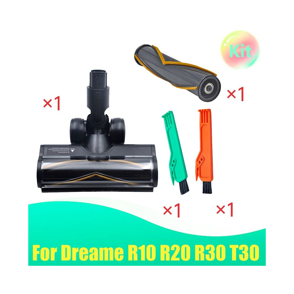 Vacuum Electric Floor Brush+Roller Brush With Led Dust For R10 R20 R30 T30 Floor Soft Roller Brush Light 4713320020486