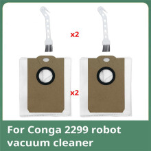 For Conga Robot Vacuum Cleaner 2299 Consumables Dust Bag Non-Woven Bag Replacement Accessories Brush