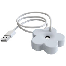 Portable Humidifier with USB Cable Sealing Design Tankless Humidifier Travel Personal Humidifier for Bedroom White
