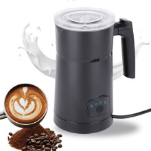 Full-Automatic Milk Frother Milk Frother 4 in 1 Electric Steamer Frother Foam Maker for Coffee Cappuccino Latte UK Plug