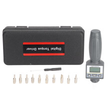 Digital Torque Screw Driver with Peak Working Mode High Precision Tool, 0.4-2Nm Range LCD Display Clockwise Counterclockwise Direction Operation for