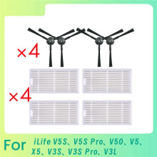Voor V5S/V5S Pro/V50/V5/X5/V3S/V3S Pro/V3L Stofzuigeraccessoires Zijborstelfilter
