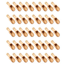 40 Pcs Wooden Spoon, Bath Salt Spoon, Wooden Candy Spoon, Washing Powder Spoon Spoon Set Baby Spoon