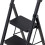 Living And Home Anti-Slip 4 Step Ladder with Wide Pedals 5