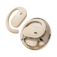 Wireless Earbuds with Earhooks Built-in Mic Earphones BT 5.4 Headset Ear Buds for Sports Running Workout Gym Skin Color